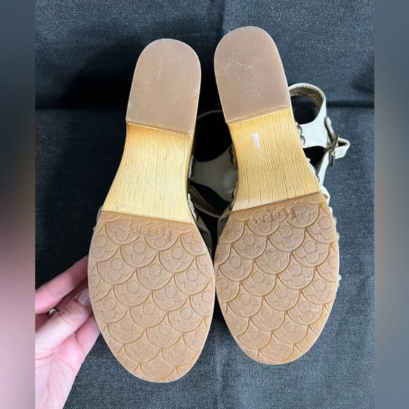 Korks- Dawson Sandal Platform Wedge in off- white - size 7 NWOT - Picture 8 of 10